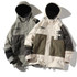 Hooded Casual Loose Coat Jacket for Men (Color:Grey Size:XXL)