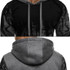 Men Loose Print Hoodie Sport Sweatshirt Set (Color:White Size:XXXL)