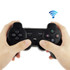 Double Shock III Wireless Controller, Manette Sans Fil Double Shock III for Sony PS3, Has Vibration Action(with logo)(Black)