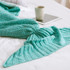 Mermaid Tail Blanket For Adult Super Soft Sleeping Knitted Blankets, Size:140 X70cm(Pink)