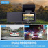 FISANG 2K HD Night Vision Car WIFI Car Driving Recorder, Style: Dual Recording 2K+720P