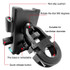 Anti-shake Automatic Locking Motorcycle Navigation Mobile Phone Holder, Random Color Delivery(J3 Car handlebar)