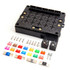 40A Car New Energy Multi-Way Fuse Relay Box Fuse Holder with 15pcs Fuse Blades, Style:4 Pin