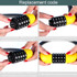 57 x 1.72cm Bicycle And Electrical Vehicle 5-Digit Combination Lock Safety Anti-Theft Cycling Lock(Black And Yellow)