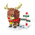 10089C Christmas Elk Christmas Theme Building Blocks Small Particles Puzzle Toy