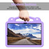 For Samsung Galaxy Tab S7+ / T970/T975/T976 Handle Kickstand Children EVA Shockproof Tablet Case(Light Purple)