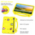 For Samsung Galaxy Tab S8+ 12.4 X800/X806 Handle Kickstand Children EVA Shockproof Tablet Case(Yellow)