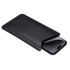 For 6.7-6.9 inch Simple Open Clutch Bag Universal Nappa Pattern Leather Phone Case(Black)