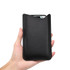 For 6.7-6.9 inch Simple Open Clutch Bag Universal Nappa Pattern Leather Phone Case(Black)