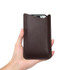 For 6.2-6.5 inch Simple Open Clutch Bag Universal Nappa Pattern Leather Phone Case(Coffee)