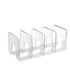 Acrylic Desktop Bookend Book Storage Rack Office Stationery Bookshelf, Style: Regular Transparent