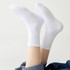 Children Cotton Solid Color Boneless Mid-Calf Breathable Sweat-Absorbent Socks, Size: XXL(Black)