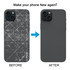 For iPhone 15 Easy Replacement Big Camera Hole Glass Back Battery Cover(Black)