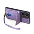For Xiaomi Redmi Note 13 Pro+ Retro Card Wallet Fold Leather Phone Case with Strap(Purple)
