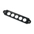 A8681-01 5-hole Car Aluminum Alloy Battery Mounting Bracket(Black)