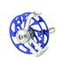 Ice Fishing Raft Reel Fly Reel Without Base All Metal Hollow Fishing Tackle, Spec: 65mm Blue