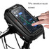 WILD MAN X1 1L EVA Hard Shell Bicycle Phone Touch Screen Handlebar Bag Waterproof Cycling Bag(Black)
