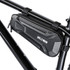 WILD MAN XT9 1.8L EVA Hard Shell Bike Front Beam Triangle Bag Electric Vehicle Waterproof Bag(Twill Pattern)