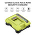 36-40V Tool Cutting Machine Battery Charger, For RYOBI PO401 / PO403 / PO400, Plug: US