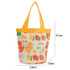 Children Cute Cartoon Canvas Bag Graffiti Bento Bag Parent-Child Handbag, Style: Model 2 (Blue)