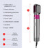 5 In 1 Hot Air Comb Automatic Curling Iron Square Model Hair Styling Comb Curling And Straightening, Plug: EU Plug