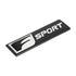 Car Type B F-SPORT Aluminum Alloy Personalized Decorative Stickers, Size:10x3x0.4cm (Black White)