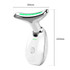 Electrical Neck Beauty Instrument Neck Massager Face Beauty Device, Style: Oval(White)
