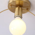 Simple Modern Aisle Copper Lamp with 5W Three-color Light( Ceiling Type)