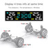 TY17 Car External High Precision Solar Charging Tire Pressure Monitoring System TPMS