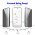 For Google Pixel 8 Pro 2pcs ENKAY Hat-Prince 28 Degree Anti-peeping Privacy Tempered Glass Film