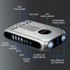 Ozio K30-S 12V 300W Smart Car LED Digital Display Power Inverter Converter, High-end Sedan Version(Silver)