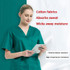 Women Grooming Pet Dental Work Clothes Short-Sleeved Top + Pants Set, Size: M(Dark Green)