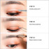 2pcs / Set A011 Bevel Flat Stainless Steel Eyebrow Clip Non-slip Eyebrow Clip