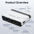 WAVLINK NU516U1 USB2.0 Wireless Printer Server With 10 / 100Mbps LAN / Bridge WiFi(US Plug)