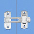 Small 201 Stainless Steel Barn Door Lock Hook Stainless Steel Door Buckle Insertion