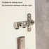 Small 201 Stainless Steel Barn Door Lock Hook Stainless Steel Door Buckle Insertion