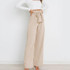 Women Suit Trousers Casual Versatile Wide Leg Trousers Temperament Commuter Pants, Size: XL(Apricot)