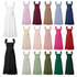 Women Elegant Slit Dress Commuting Sleeveless Knot Suspender Dress, Size: M(Black)