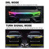 Car Startup Scan Through Hood LED Daytime Running Atmosphere Light, APP Control, Length:1.5m(Symphony)