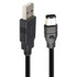 JUNSUNMAY Firewire IEEE 1394 6 Pin Male to USB 2.0 Male Adaptor Convertor Cable Cord, Length:1.8m