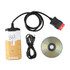 Autocom CDP Professional Car Bluetooth Diagnostic Cables Aluminum Alloy OBD2 Diagnostic Tool Delphi DS150E (Gold)