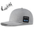 Bluetooth 5.0 Binaural Stereo Wireless Music Calling Cap Outdoor Sports Baseball Hat(Gray)