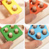 Children Geometric Shapes Color Matching Building Blocks Columns Toys(21 In 1 Macaron)
