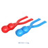 2 PCS  Large Double Ball Children Winter Outdoor Playing With Snow Grippers Snowball Fight Tools, Random Color Delivery