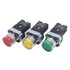 CHINT NP2-BW3362/24V 1 NC Pushbutton Switches With LED Light Silver Alloy Contact Push Button