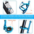 With Rotation Base JUNSUNMAY Bike Cup Holder Cages Bicycle Water Bottle Aluminum Alloy Bracket(Black)