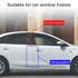 2 PCS Car LED Door Warning Lights Anti-collision Door Opening Lamp Flashing Lights (Silver)