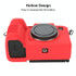 For Sony ILCE-7RM5 / Alpha 7R V Soft Silicone Protective Case (Red)