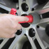 Car Embedded Replaceable Sponge Tire Screw Cleaning Brush