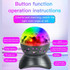 Home LED Magic Ball Lights Bounce Ambient Lamps Room Sound Lights Balls, Color: Charging Model White(RGB Colorful 5W)